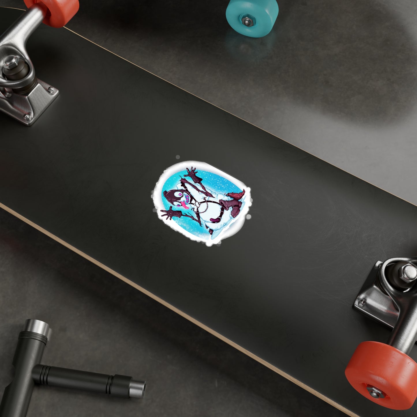 Kinky Snowman Kiss-Cut Vinyl Decal