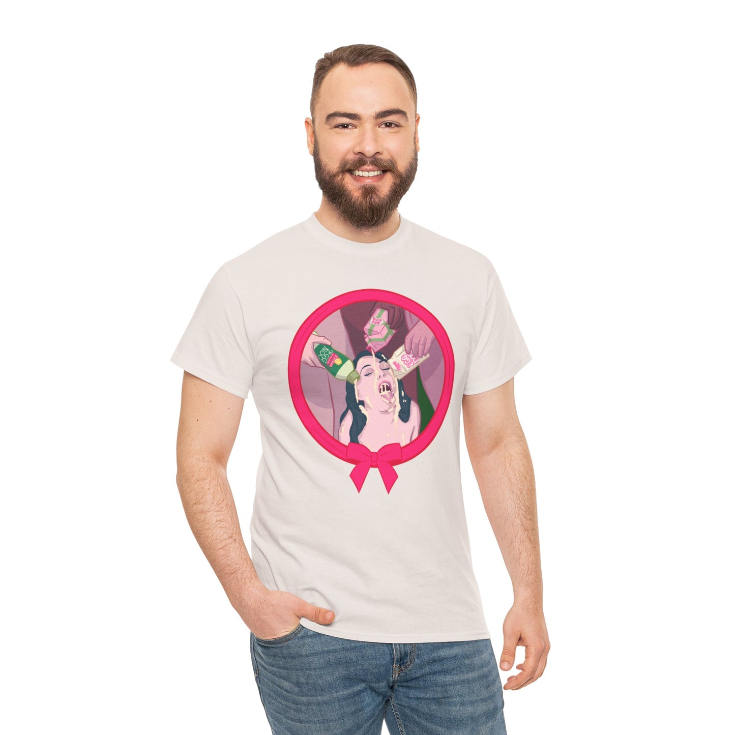 Cum All Ye Facial Unisex Heavy Cotton Tee