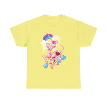 Unicorn Skeleton 2 Unisex Heavy Cotton Tee