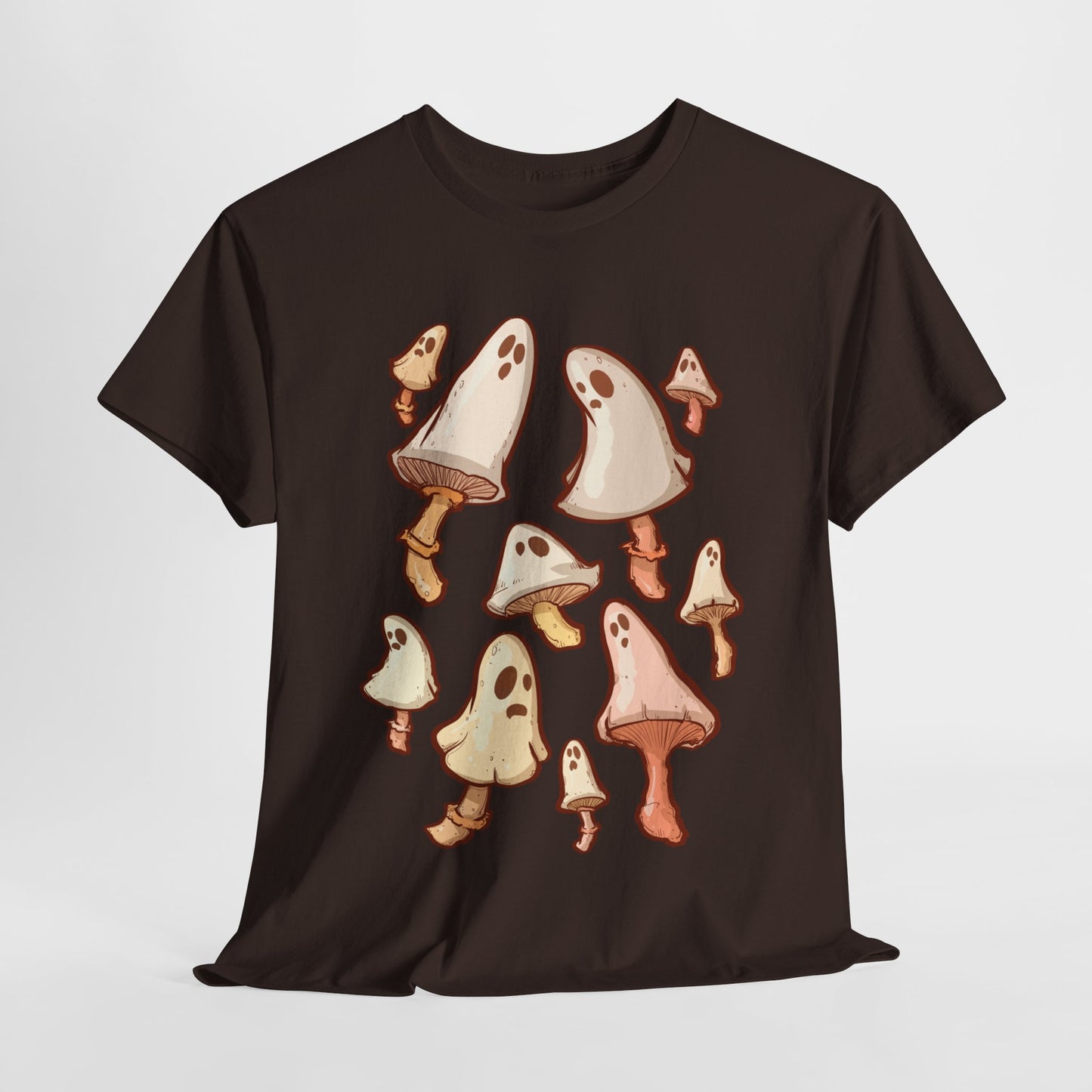 Spooky Mushrooms Unisex Heavy Cotton Tee