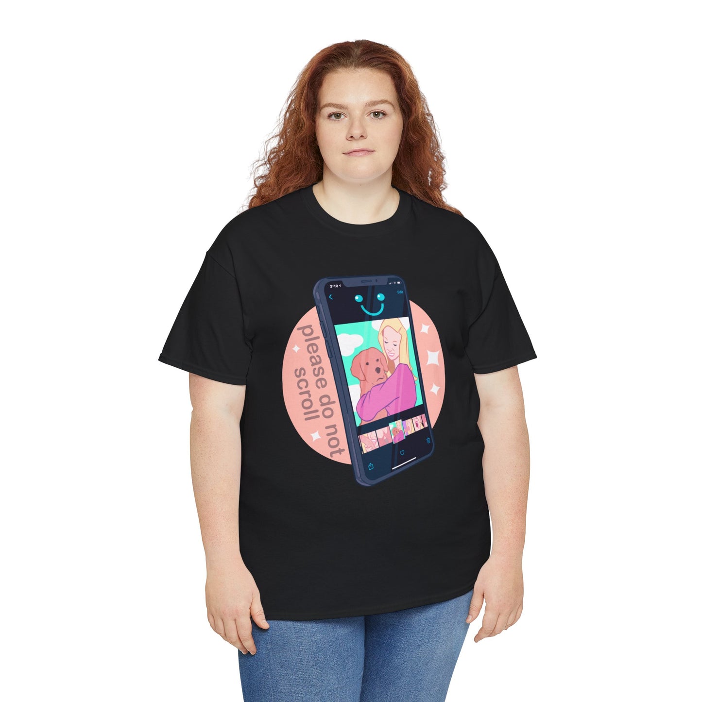 Don't Scroll Unisex Heavy Cotton Tee