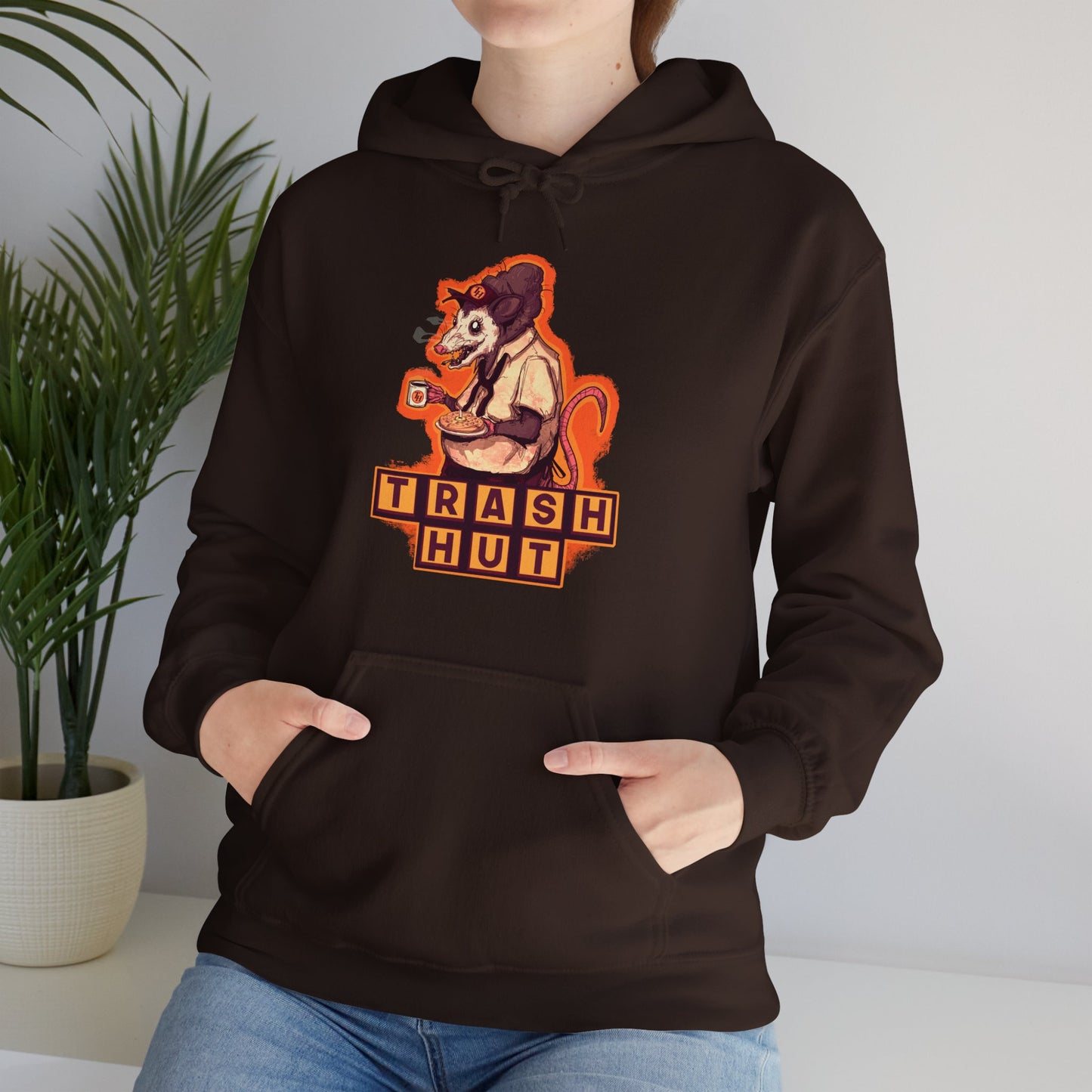 Trash Hut Unisex Heavy Blend Hooded Sweatshirt