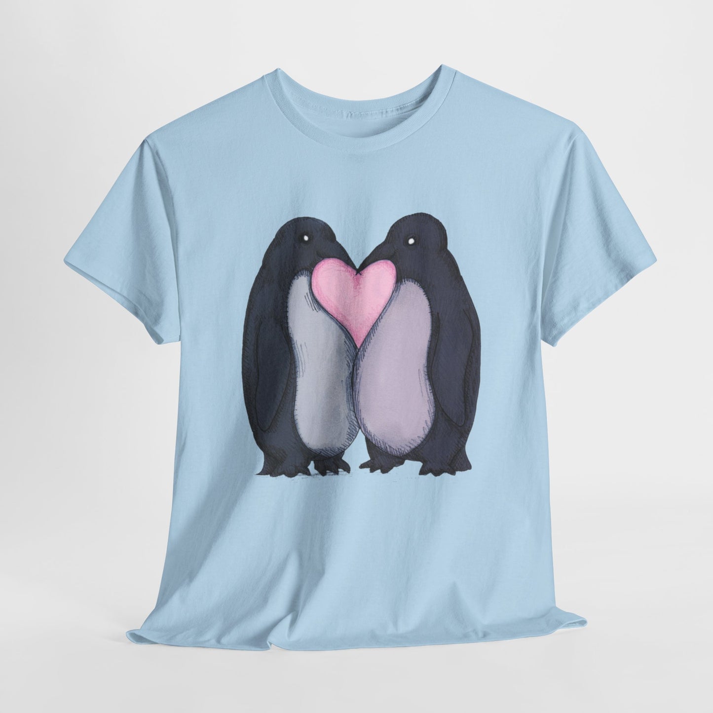 Penguin Kiss Unisex Heavy Cotton Tee