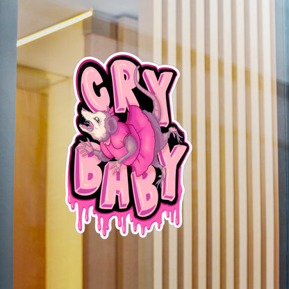 Cry Baby Kiss-Cut Vinyl Decal