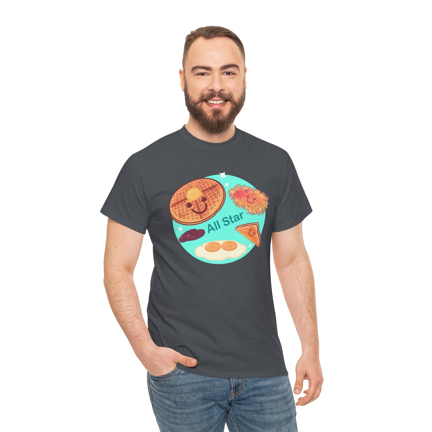All Star Breakfast Unisex Heavy Cotton Tee