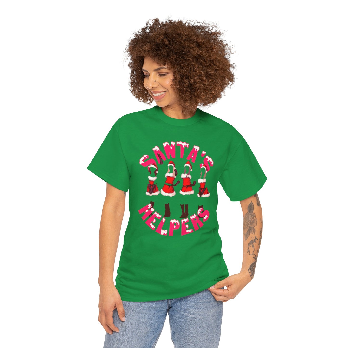 Santa's Helpers Unisex Heavy Cotton Tee