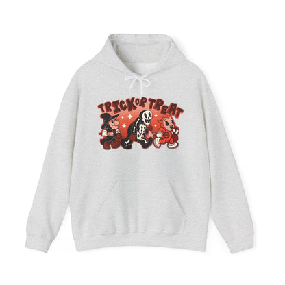 Trick Or Treat Rubber Hose Unisex Heavy Blend Hooded Sweatshirt