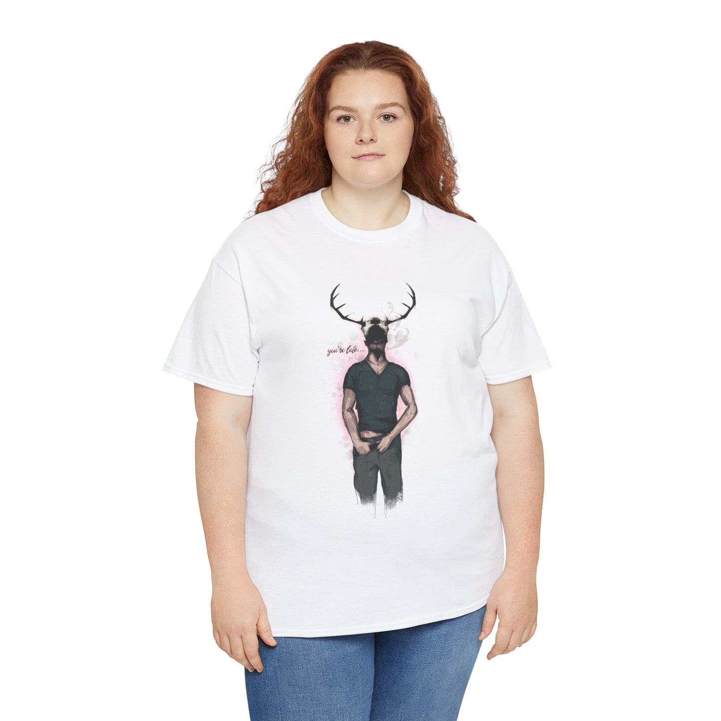 Deer Daddy Series 5: Youre Late Unisex Heavy Cotton Tee