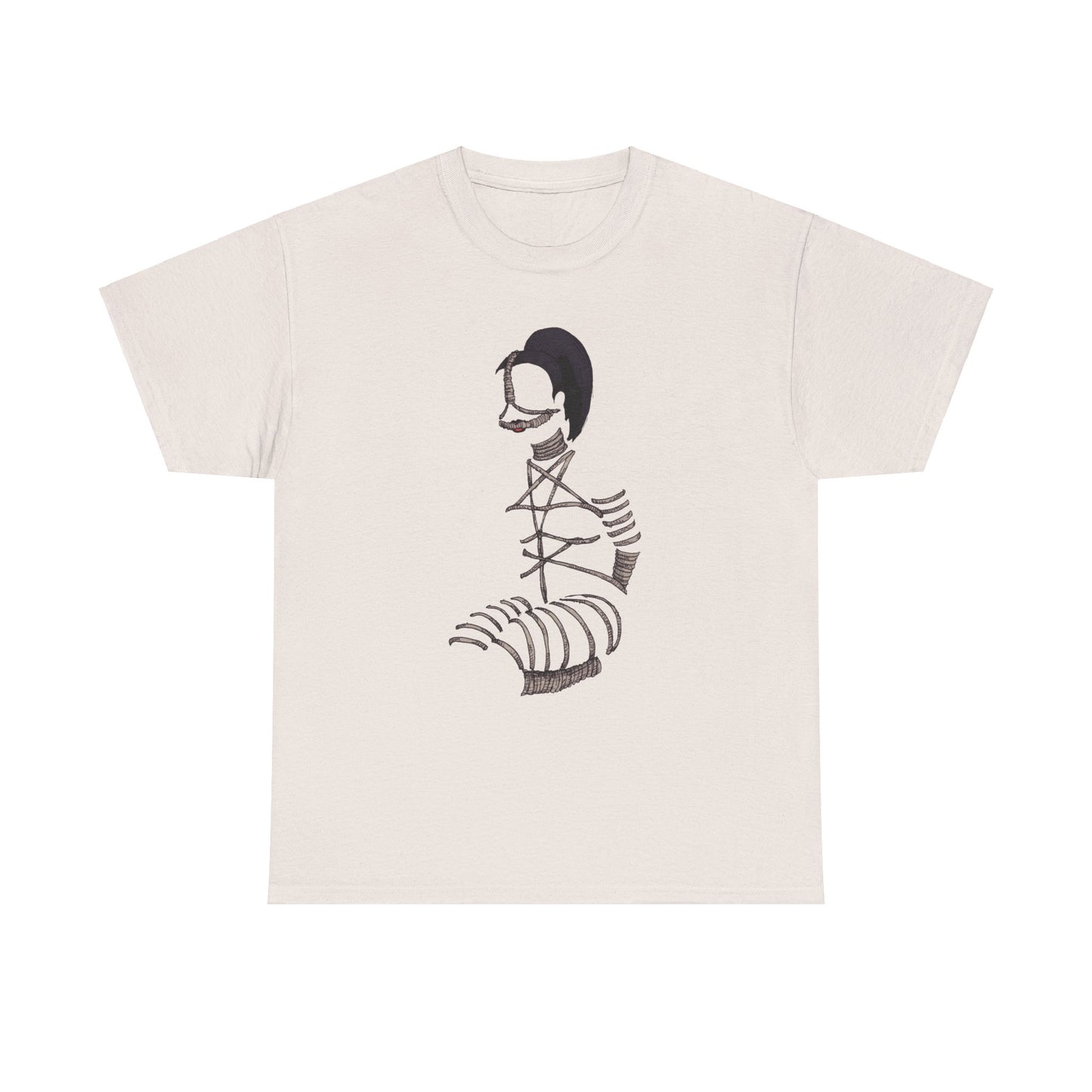 Rope Minimalism Unisex Heavy Cotton Tee