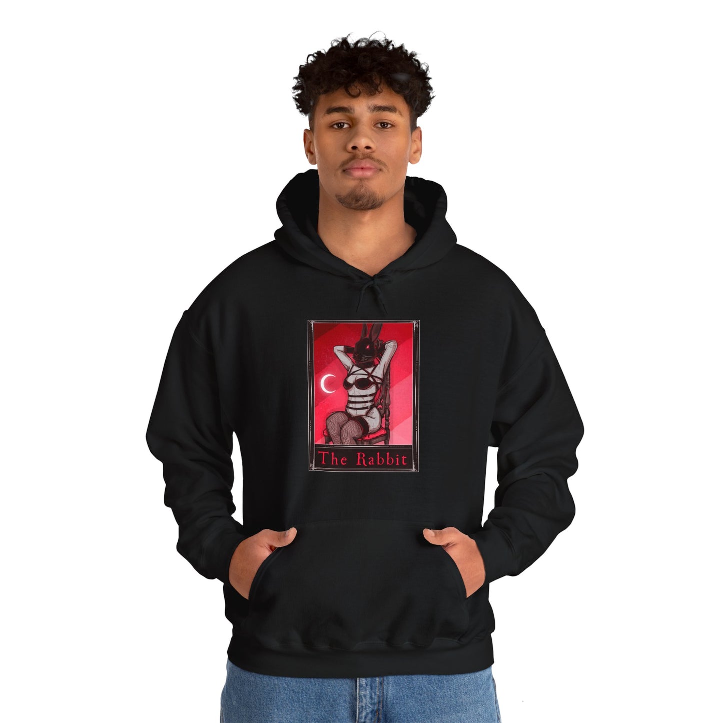 The Rabbit Tarot Unisex Heavy Blend Hooded Sweatshirt