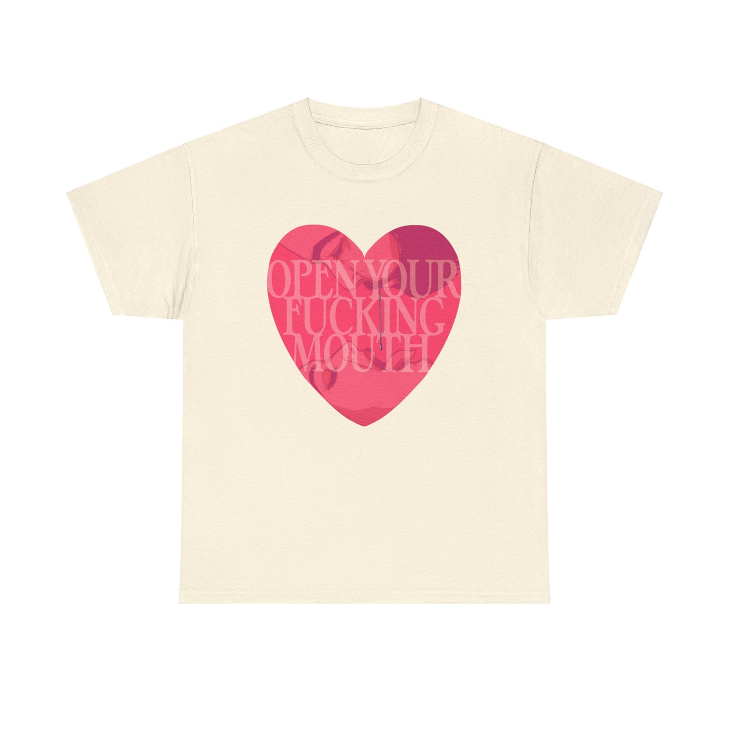Open Your Mouth Unisex Heavy Cotton Tee