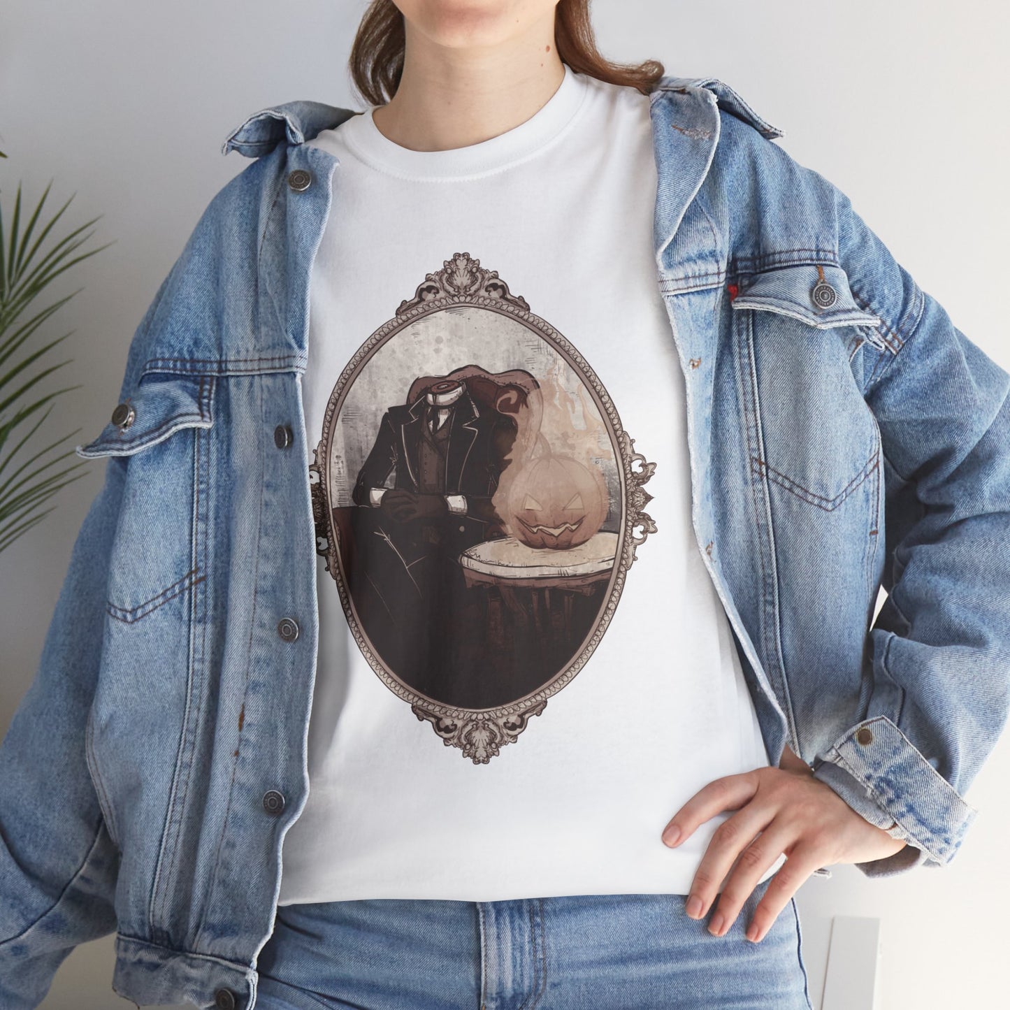 Victorian Headless Horseman Unisex Heavy Cotton Tee
