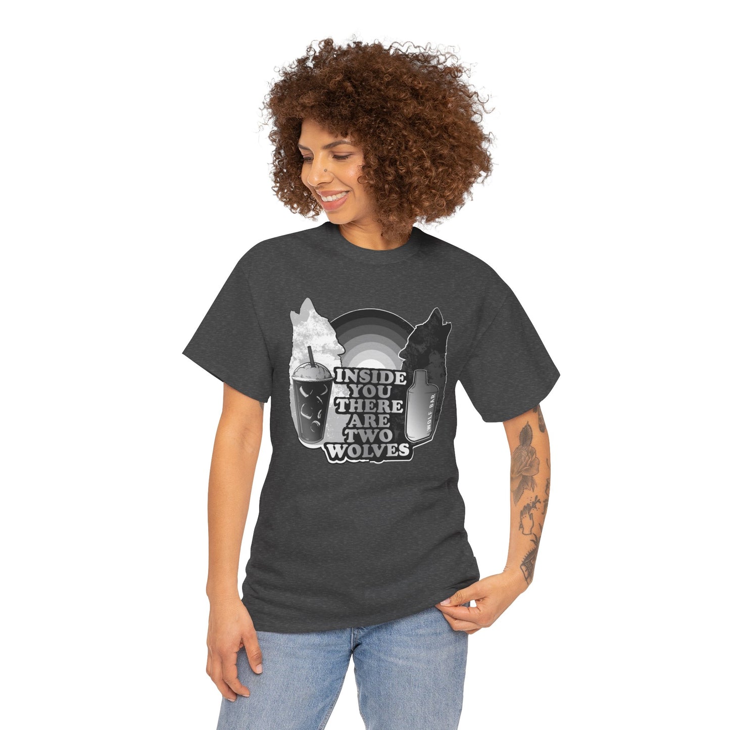 Two Wolves Unisex Heavy Cotton Tee