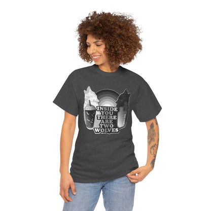 Two Wolves Unisex Heavy Cotton Tee