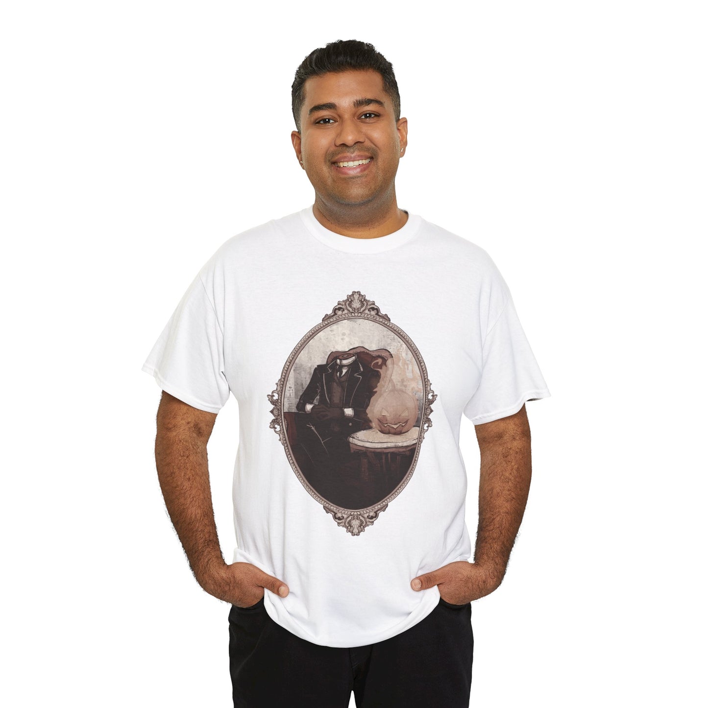 Victorian Headless Horseman Unisex Heavy Cotton Tee