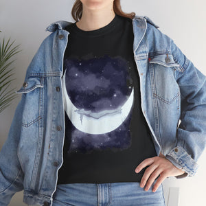 The Girl Who Loved The Moon Unisex Heavy Cotton Tee