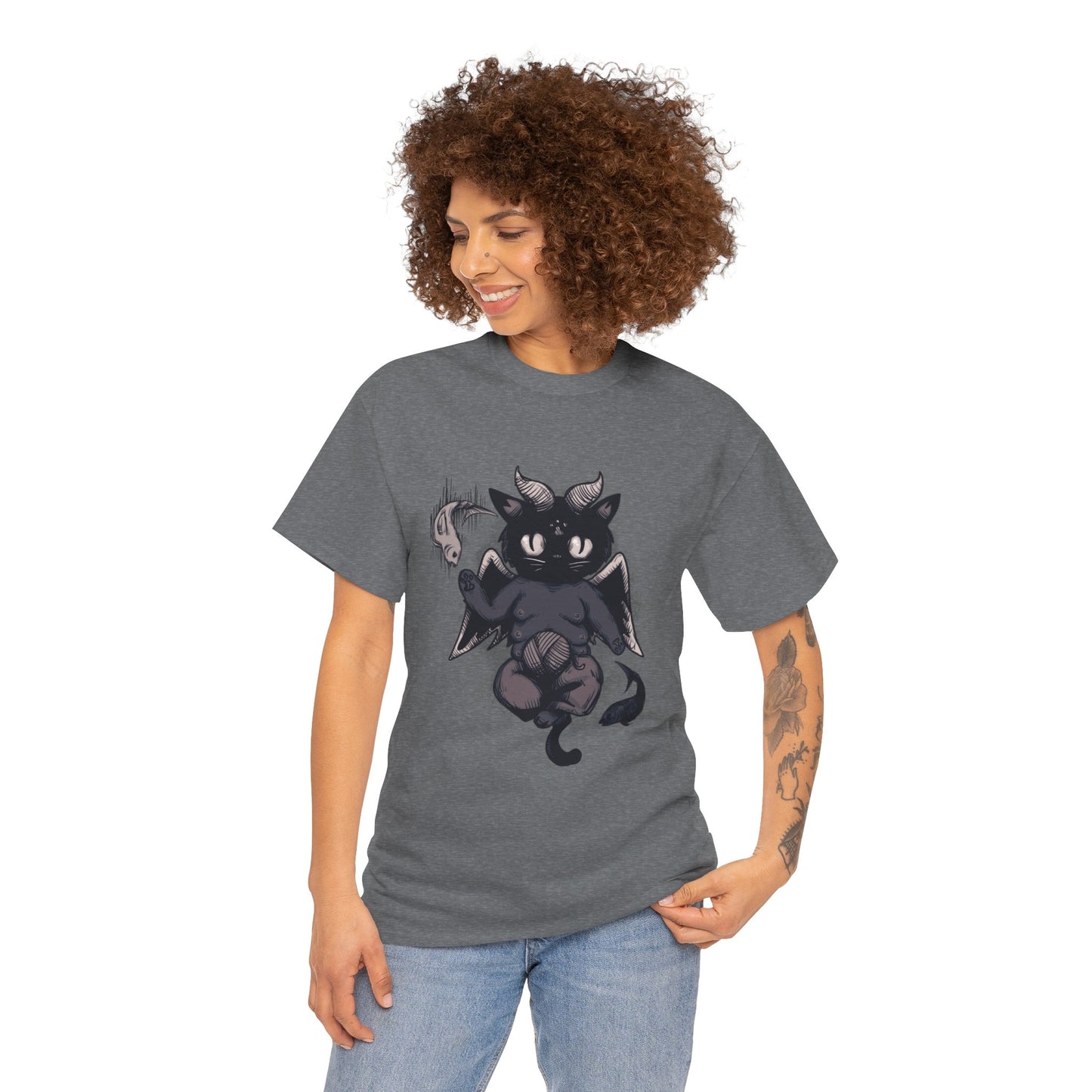 Baphocat Unisex Heavy Cotton Tee