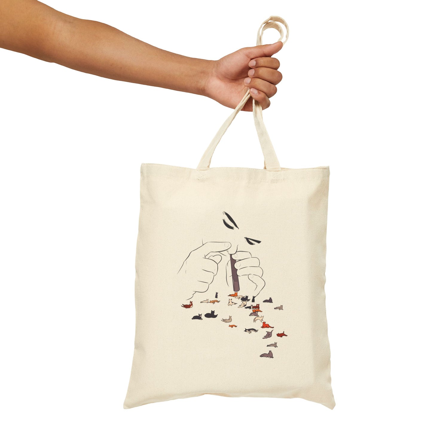 Serotonin Cotton Canvas Tote Bag