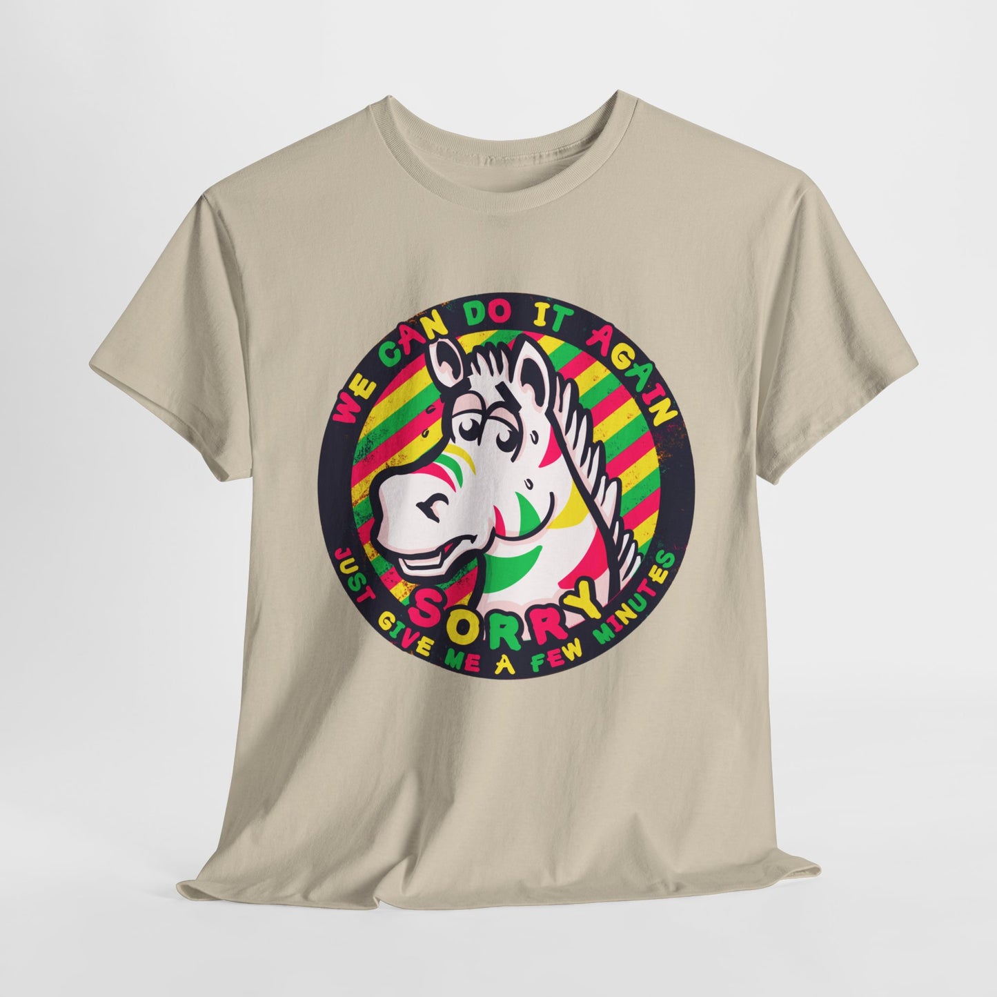 Premature Zebra Unisex Heavy Cotton Tee