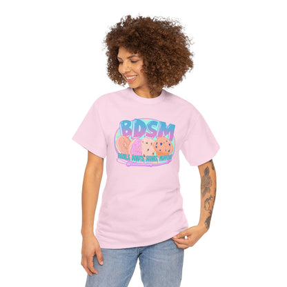 Bagels Donuts Scones Muffins Unisex Heavy Cotton Tee