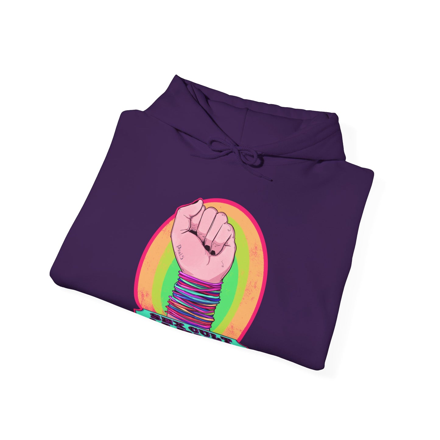 Jelly Bracelets Unisex Heavy Blend Hooded Sweatshirt