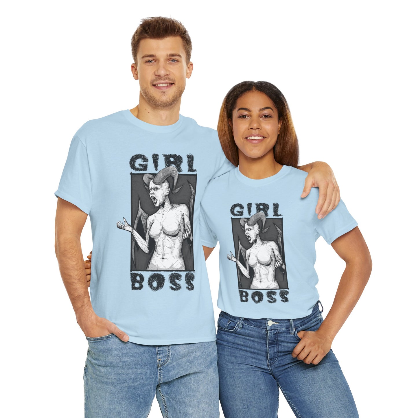 Girl Boss Unisex Heavy Cotton Tee