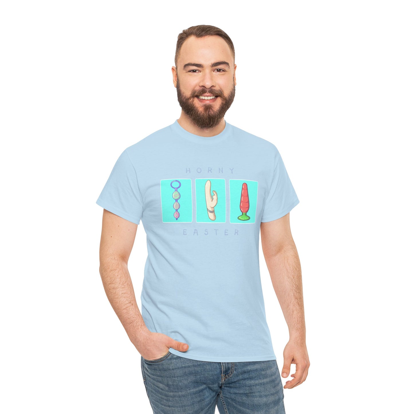 Horny Easter Unisex Heavy Cotton Tee