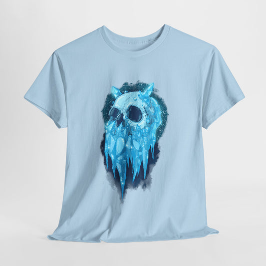 Elemental Skull Ice Unisex Heavy Cotton Tee
