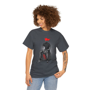 Red Flag Male Unisex Heavy Cotton Tee