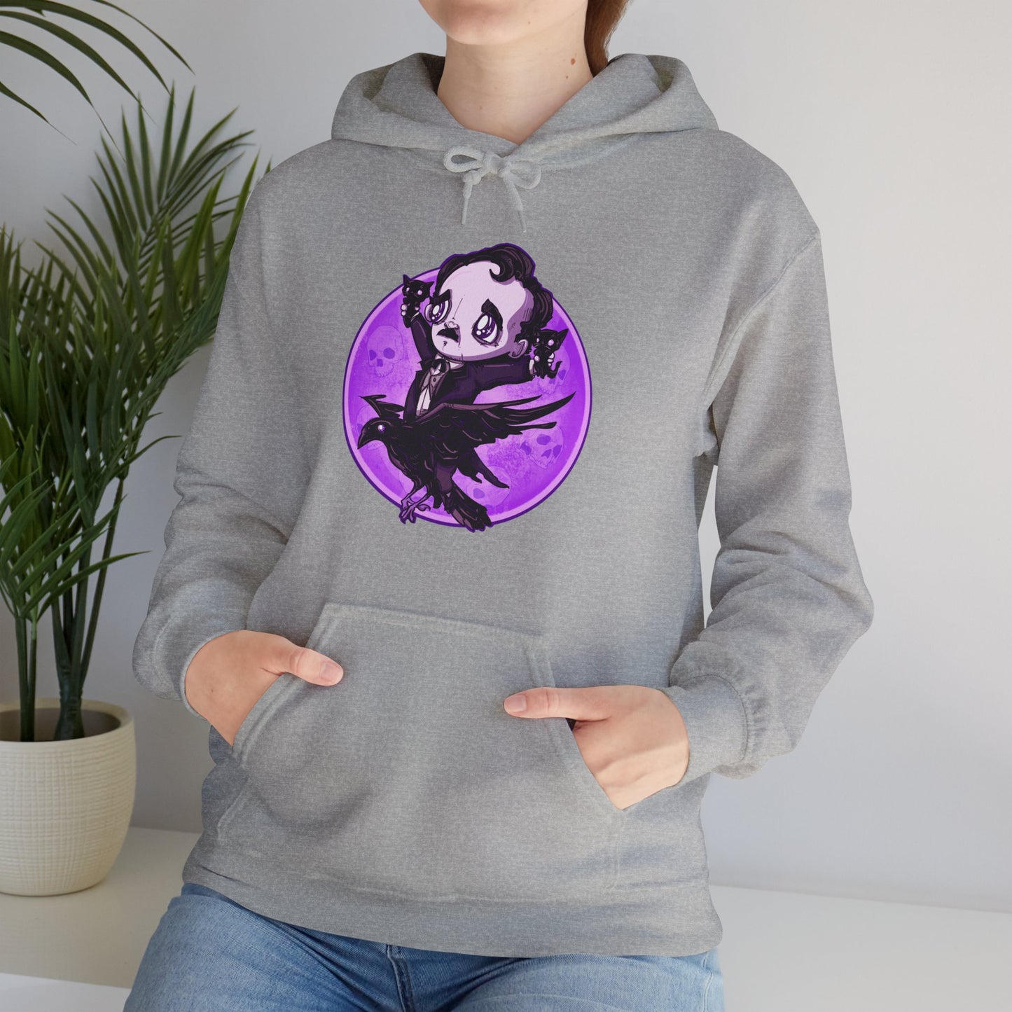 Poe Is Coming Unisex Heavy Blend Hooded Sweatshirt