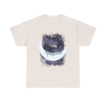 The Girl Who Loved The Moon Unisex Heavy Cotton Tee