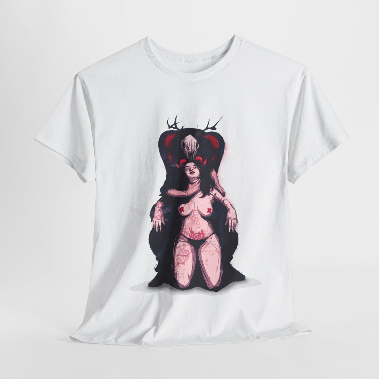 Deer Daddy Series 7: Daddy v Demoni  Unisex Heavy Cotton Tee