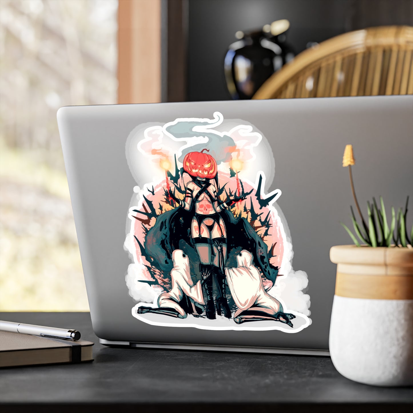 Pumpkin Queen Kiss-Cut Vinyl Decal