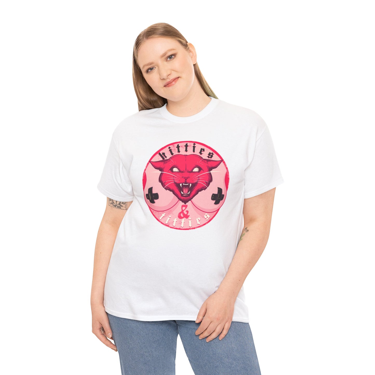Kitties & Titties Unisex Heavy Cotton Tee