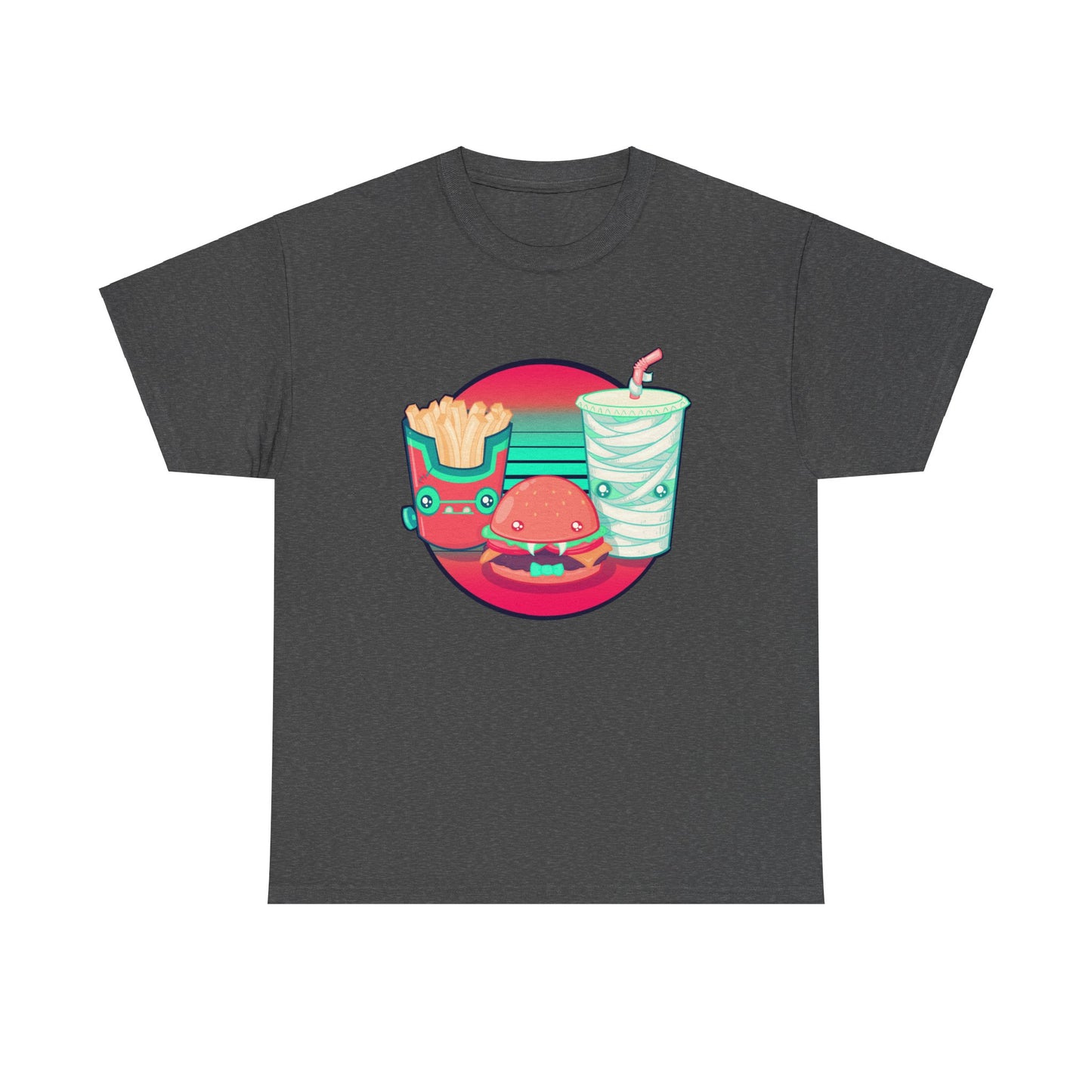 Spooky Fast Food Unisex Heavy Cotton Tee