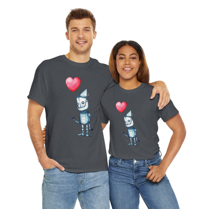 Tinman Gets A Heart Unisex Heavy Cotton Tee