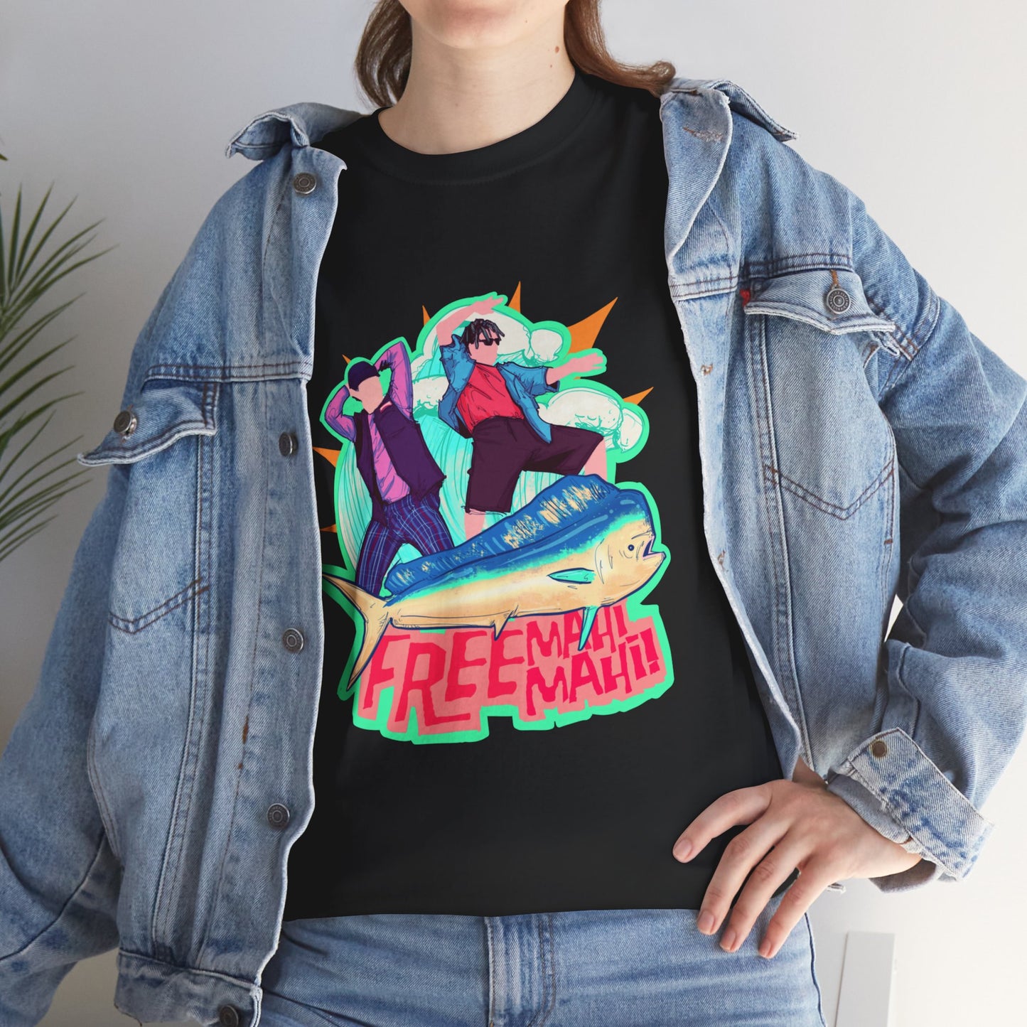 Free Mahi Mahi Unisex Heavy Cotton Tee