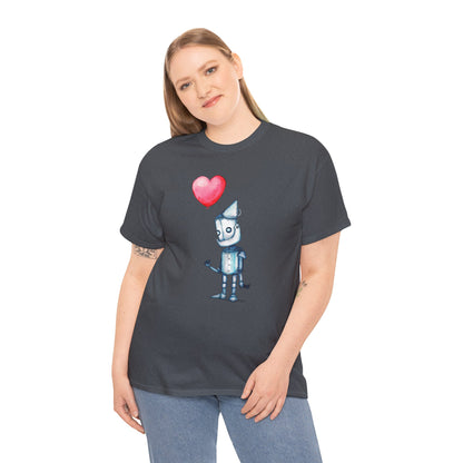 Tinman Gets A Heart Unisex Heavy Cotton Tee