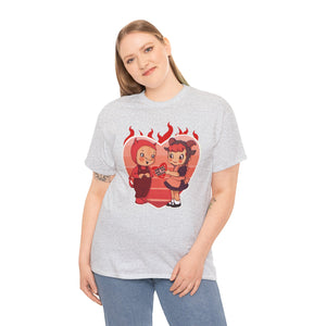 Love Is Hell Unisex Heavy Cotton Tee