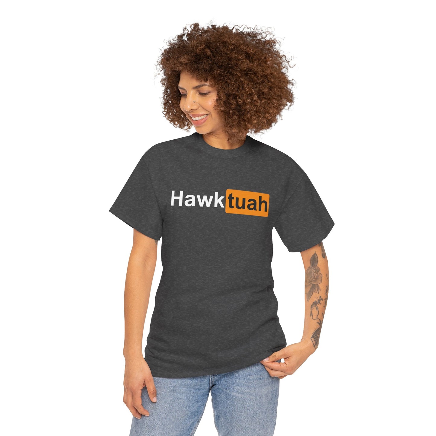 Hawk Tuah Unisex Heavy Cotton Tee