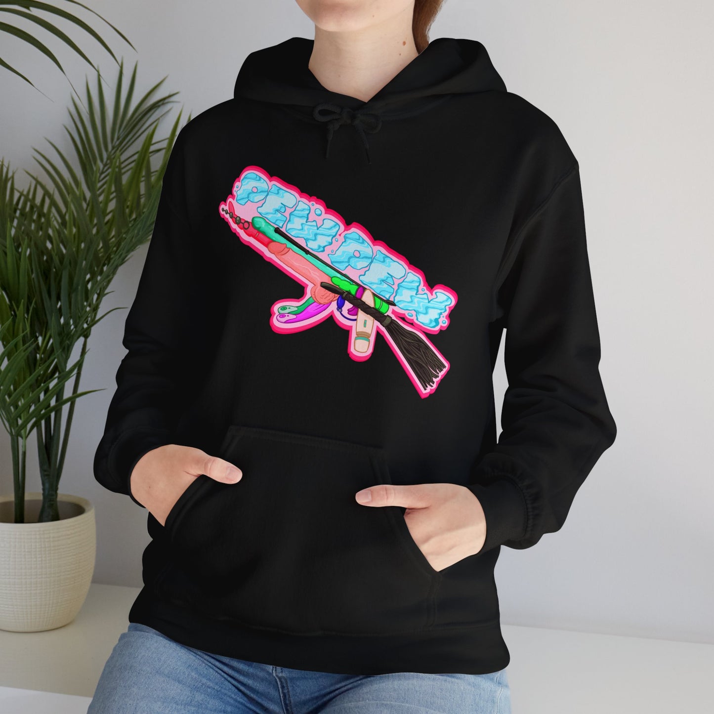 Toy Gun Unisex Heavy Blend Hooded Sweatshirt