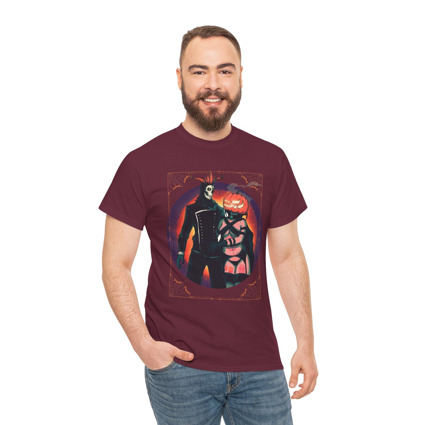 Pumpkin King & Queen Unisex Heavy Cotton Tee