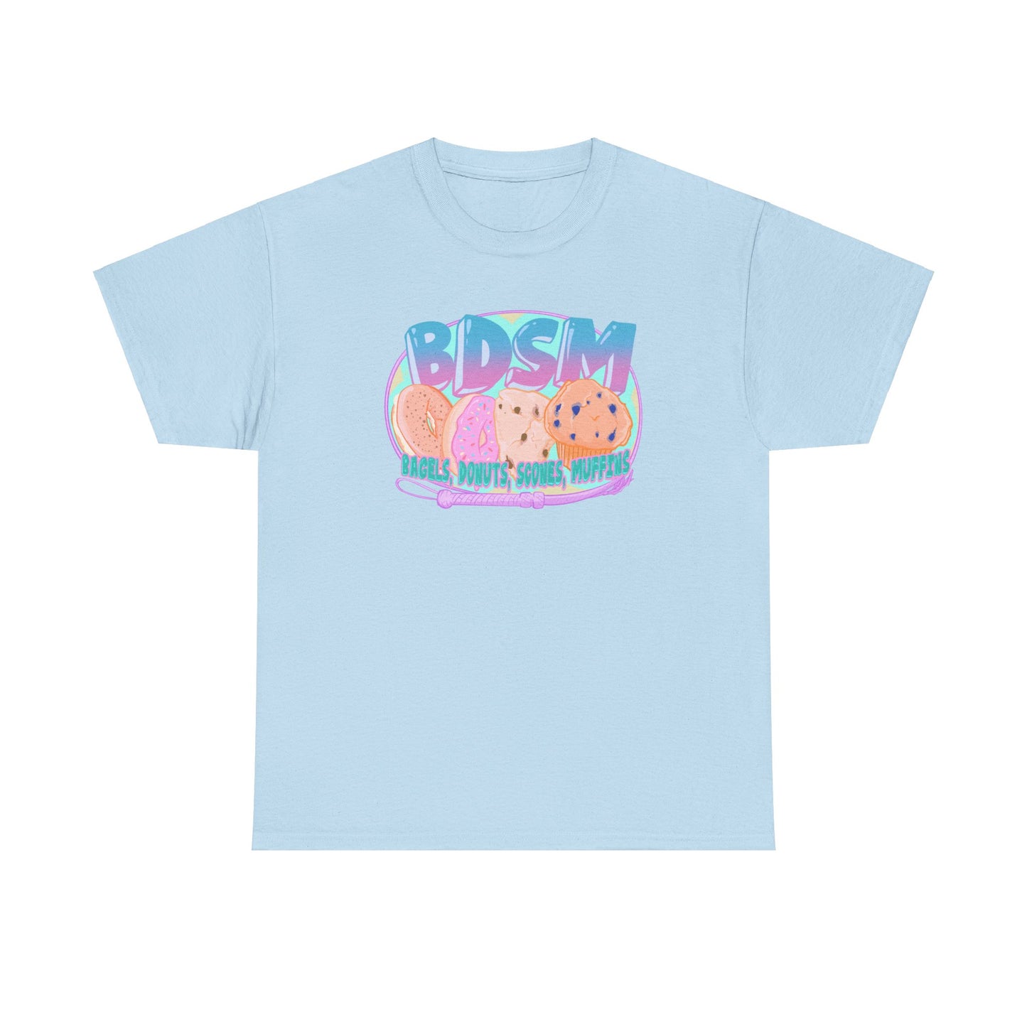 Bagels Donuts Scones Muffins Unisex Heavy Cotton Tee