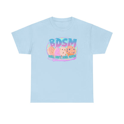Bagels Donuts Scones Muffins Unisex Heavy Cotton Tee