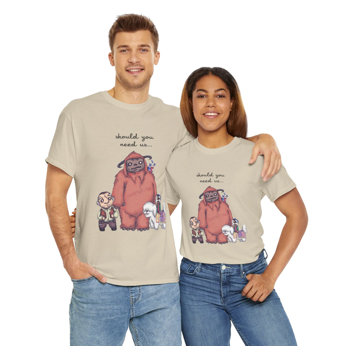 Should You Need Us Unisex Heavy Cotton Tee