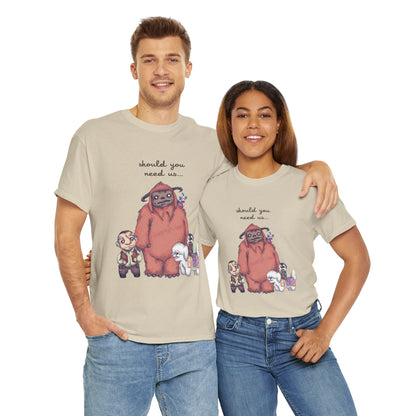 Should You Need Us Unisex Heavy Cotton Tee