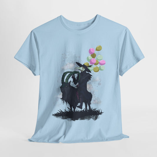 Plague Doctor Balloons Unisex Heavy Cotton Tee