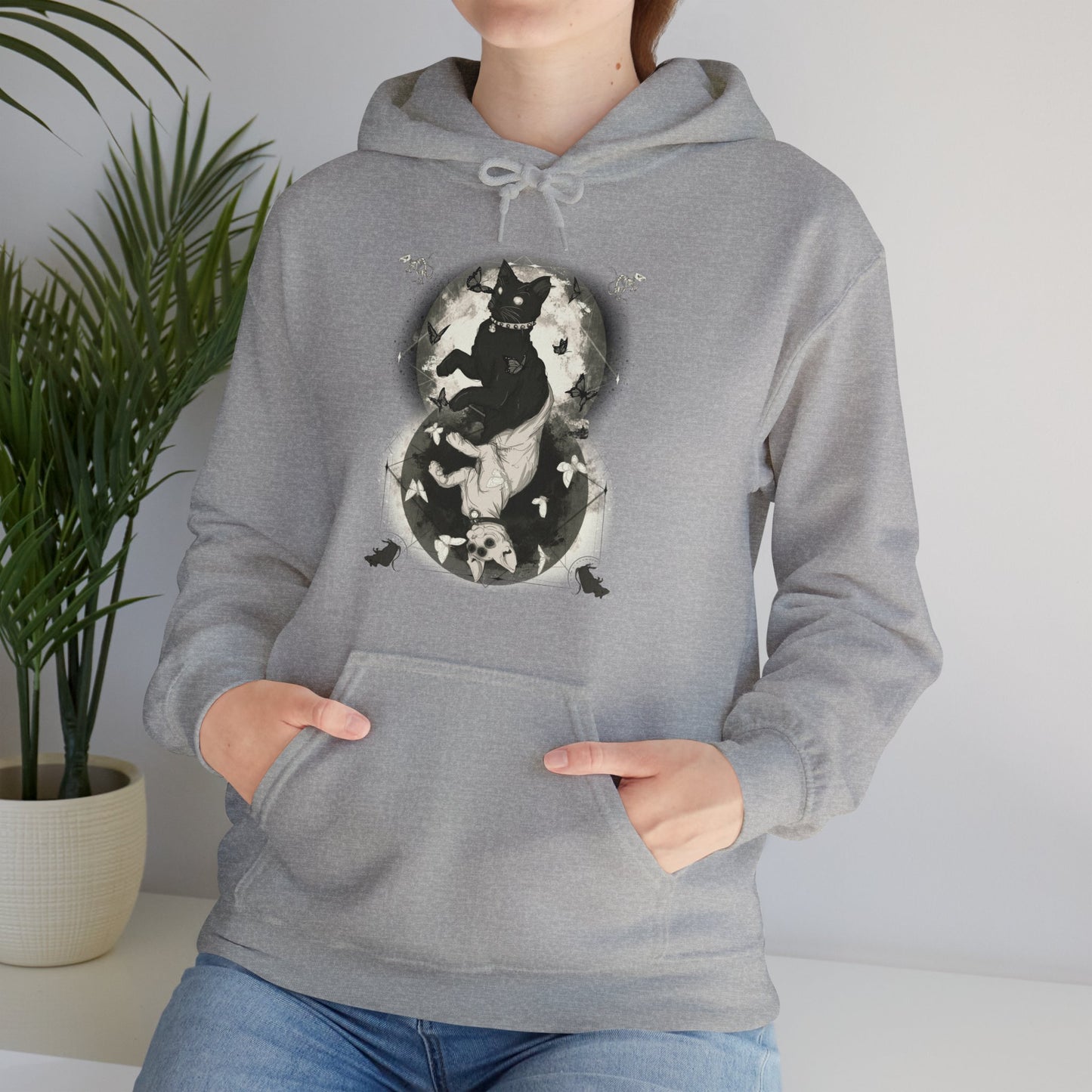 As Above So Below 4 Unisex Heavy Blend Hooded Sweatshirt