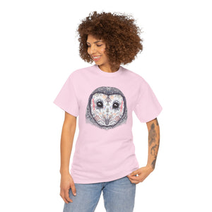 Sugar Skull Owl Unisex Heavy Cotton Tee