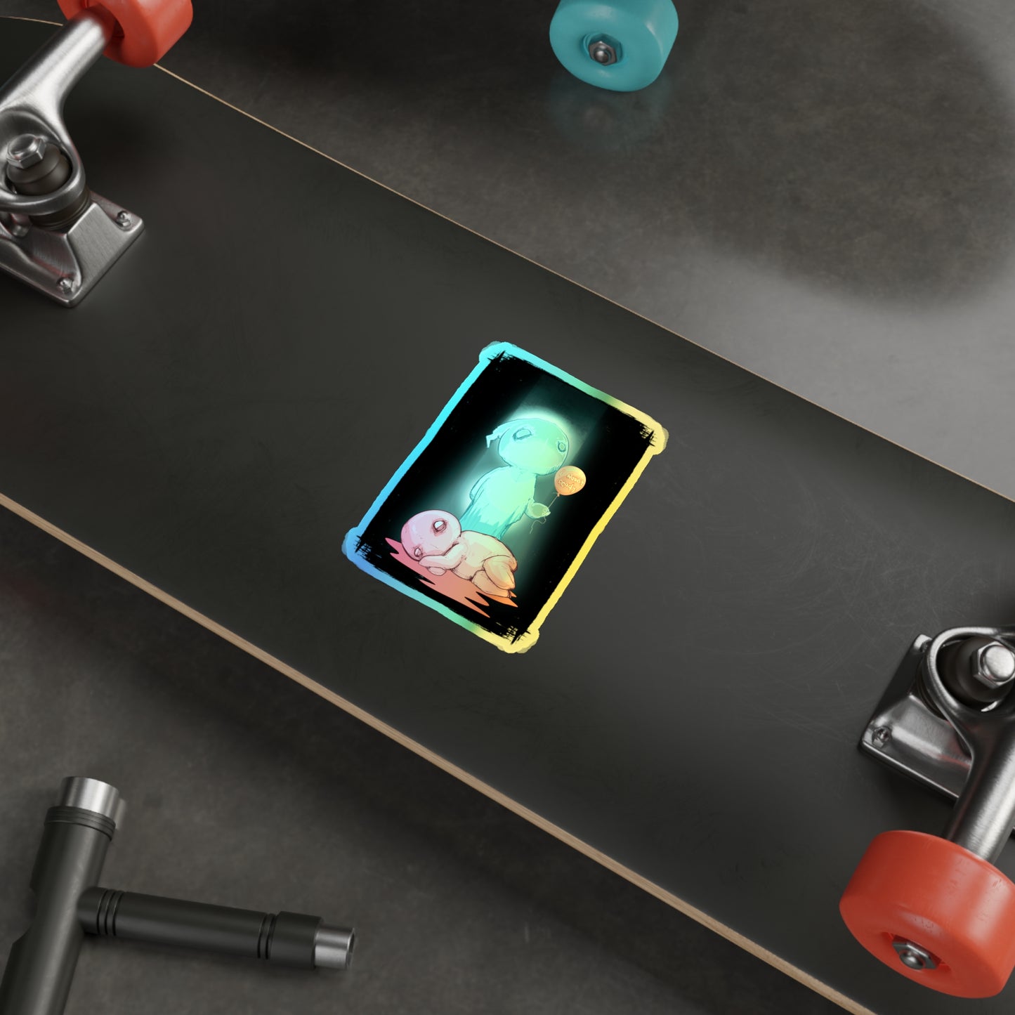 I Wasn't Ready Holographic Die-cut Stickers